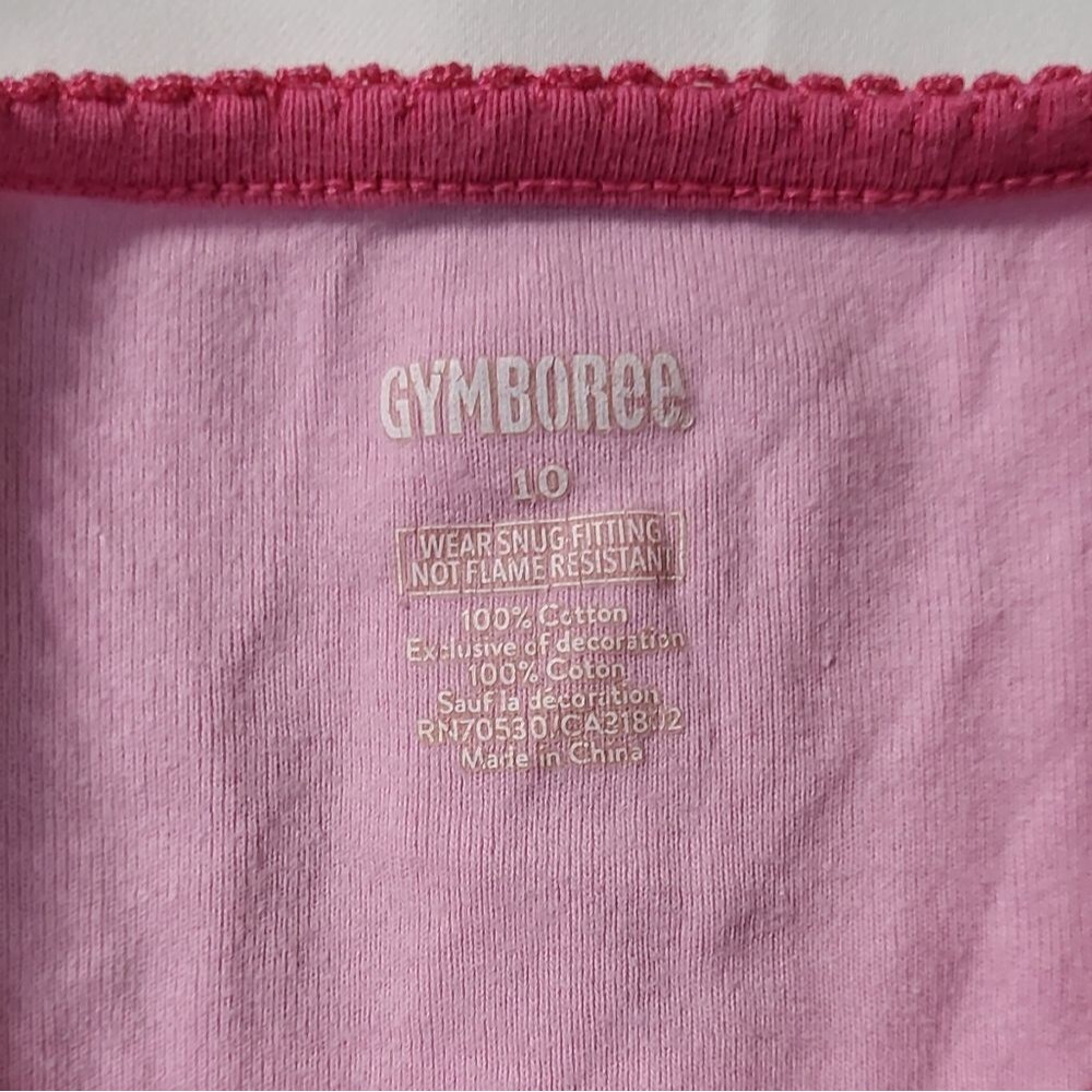Gymboree Girls Pink Unicorn Graphic Short Sleeve T-Shirt Size 10 EUC - Picture 3 of 5